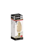 Calex 3.5W decorative LED candle bulb gold filament, imported from the UK