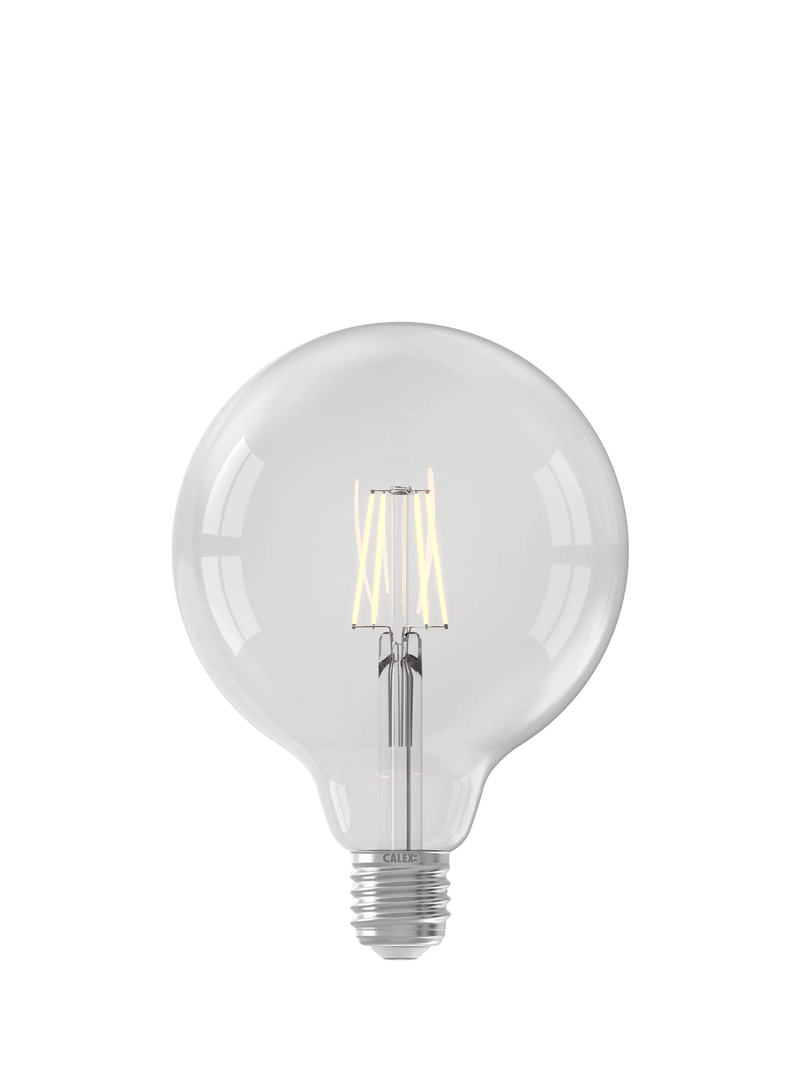 Calex G125 Globe 5W LED dimmable light bulb E27 (British brand)