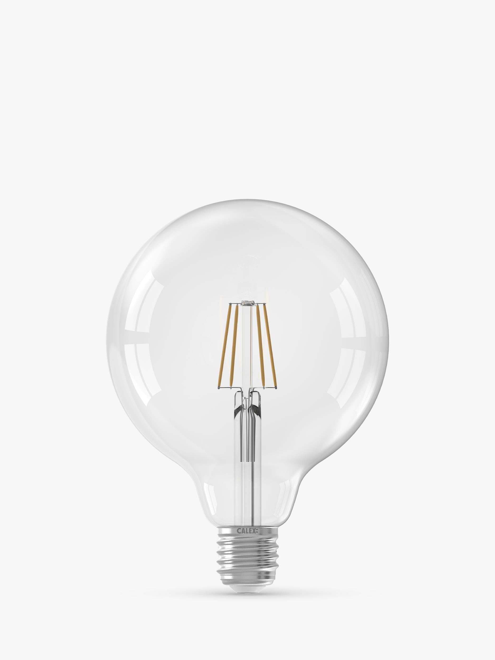 Calex G125 Globe 5W LED dimmable light bulb E27 (British brand)
