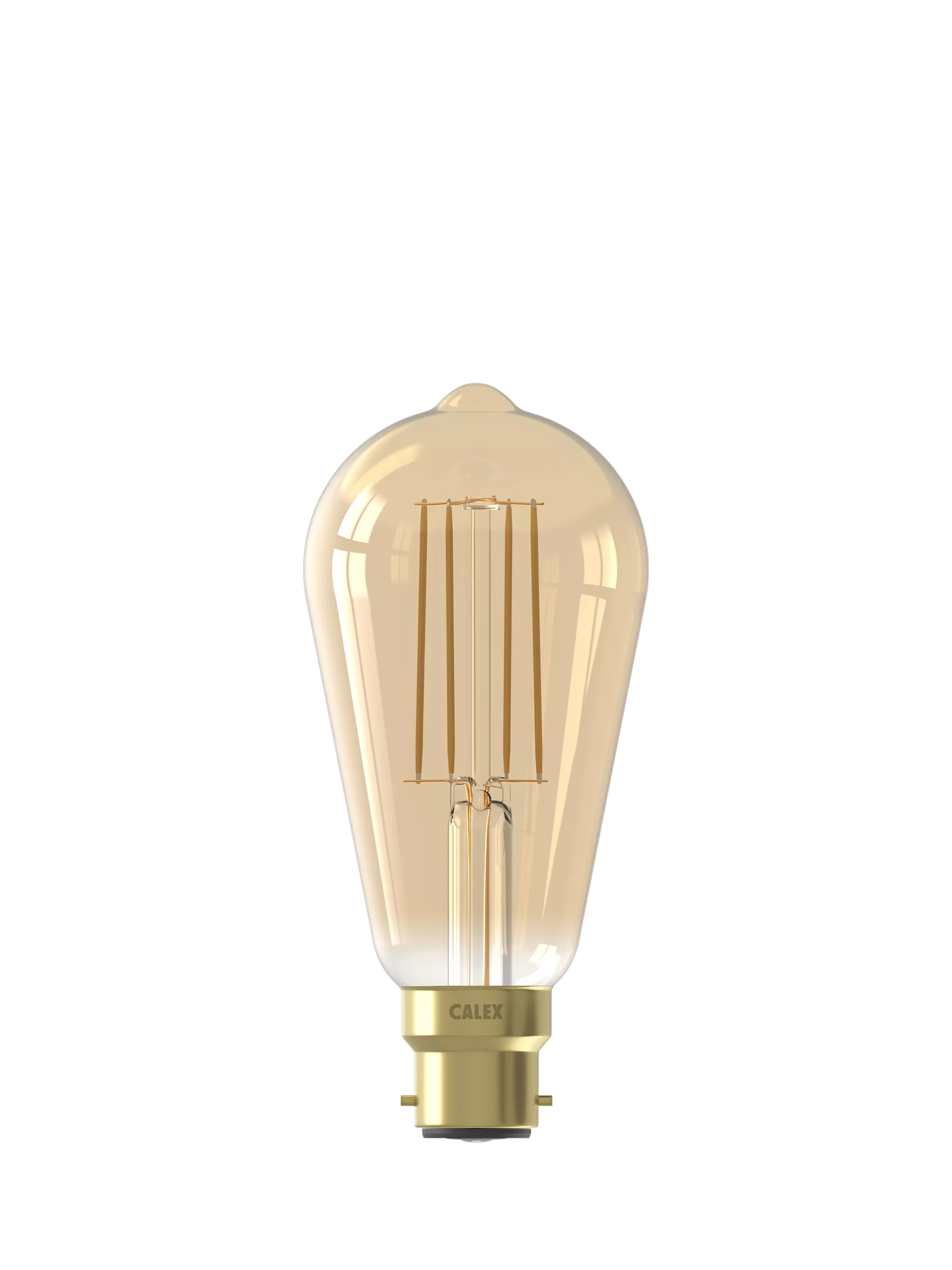 Calex decorative filament LED bulb rustic gold 3.5W, imported from the UK