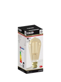 Calex decorative filament LED bulb rustic gold 3.5W, imported from the UK