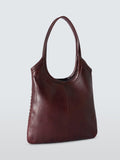John Lewis woven leather shoulder bag tote - British product