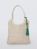 John Lewis Woven Leather Shoulder Bag