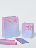 John Lewis ombre foil stars gift bag multi, UK version