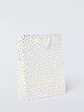 John Lewis foil hearts white gift bag, imported from the UK