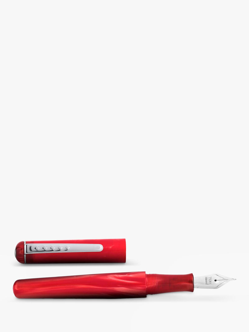 Tom Hessin Charles Collection fountain pen Red (British brand)