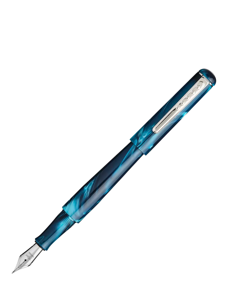 Tom Hessin fountain pen Thames Blue - British product