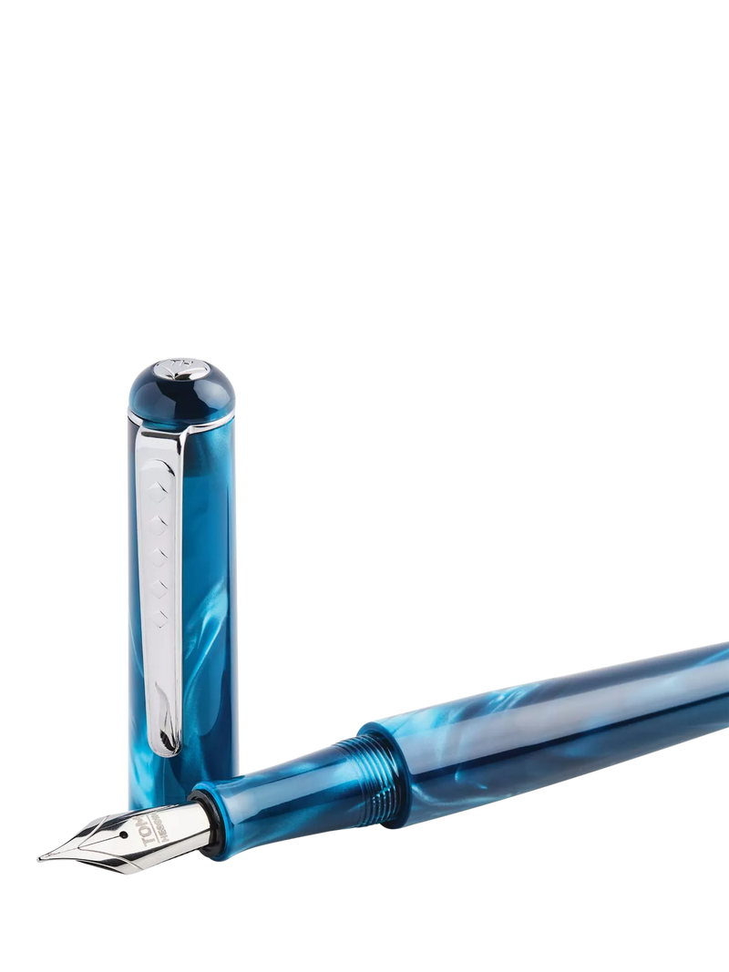 Tom Hessin fountain pen Thames Blue - British product