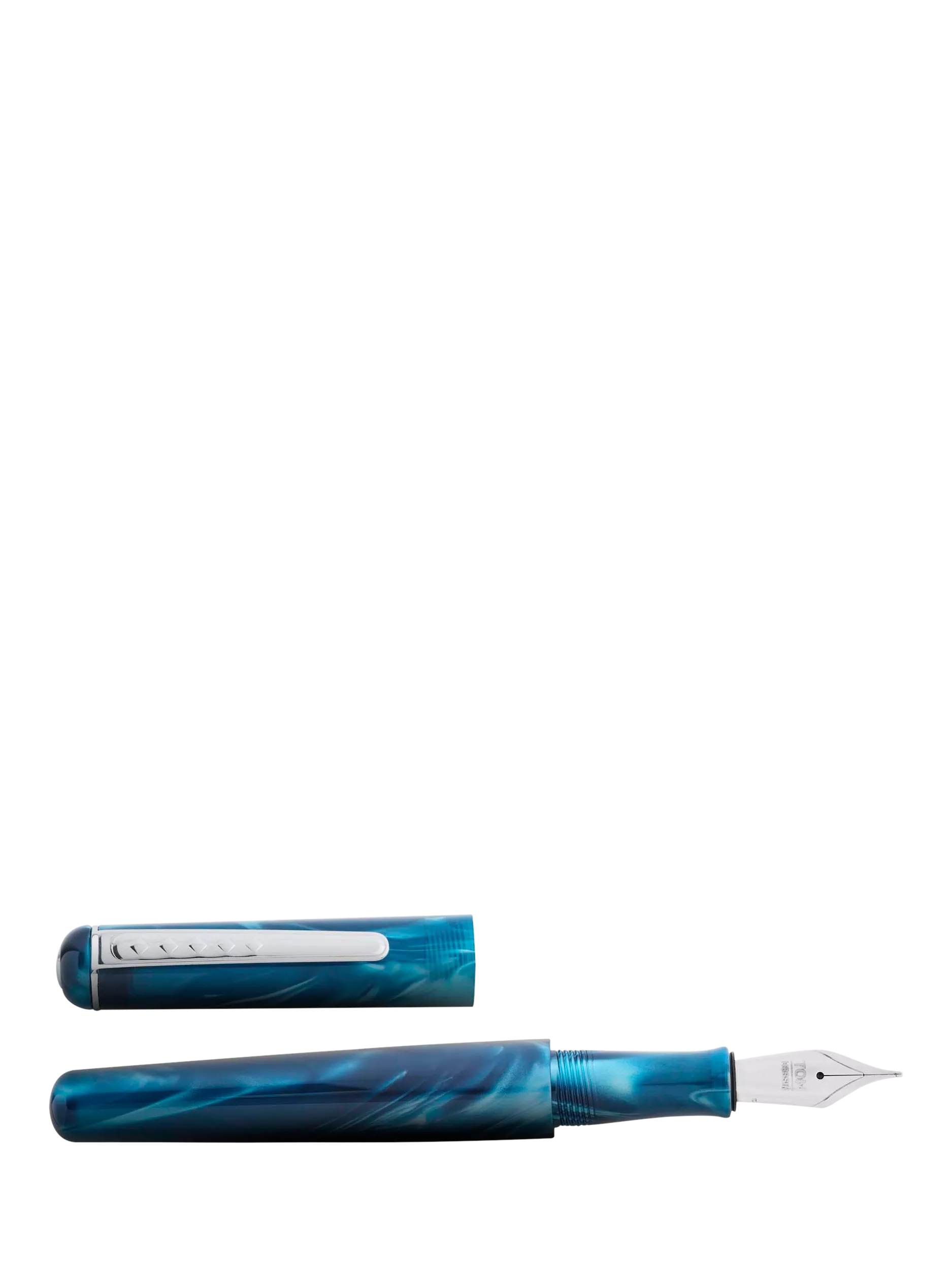 Tom Hessin fountain pen Thames Blue - British product