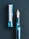 Tom Hessin fountain pen Thames Blue - British product