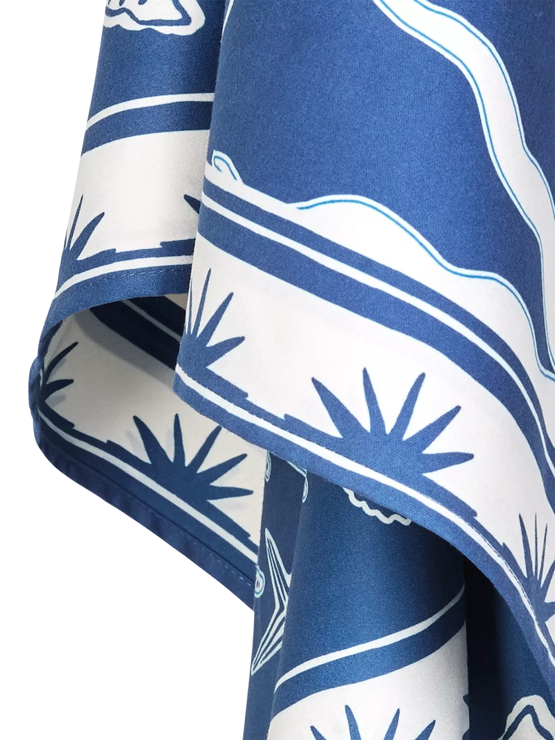 Dock & Bay Ocean Treasure beach towel blue - British product