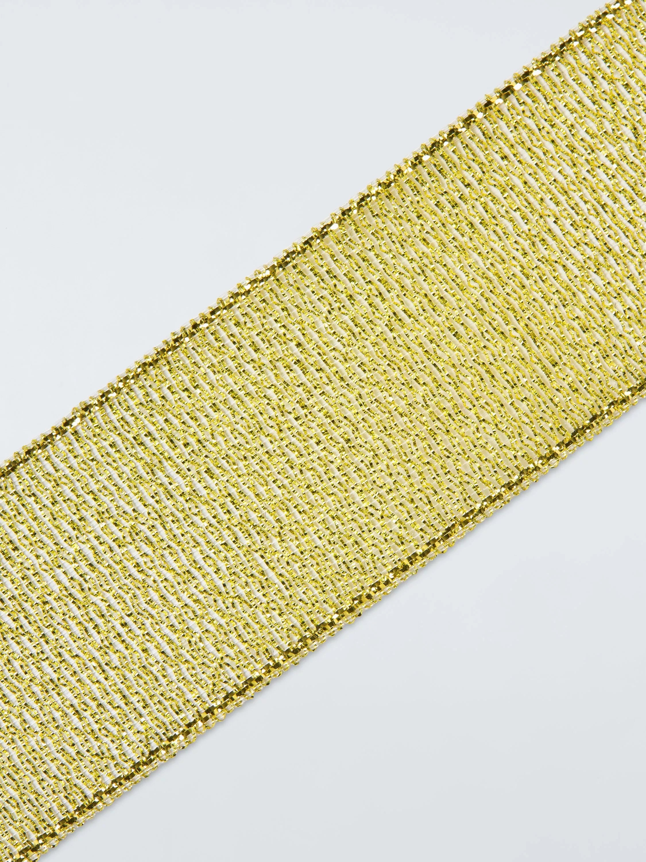 John Lewis gold sparkle gift ribbon 5m - British product