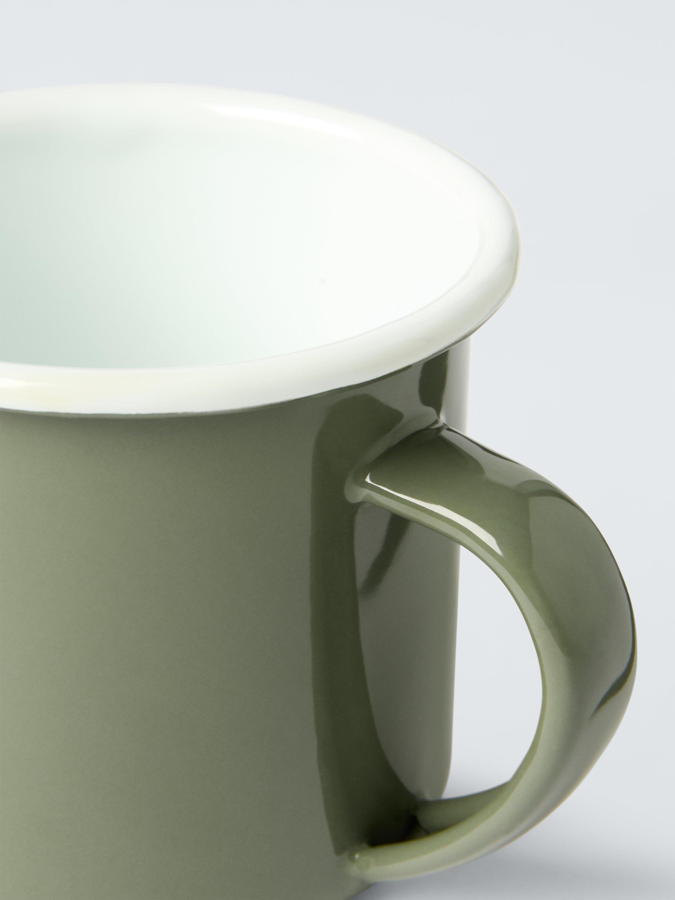 John Lewis enamel mug 395ml (British brand)