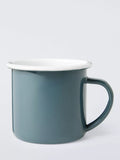 John Lewis Enamel Mug, 395ml, Indigo