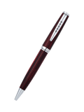 Tom Hessin Edinburgh ballpoint pen red wooden barrel - British product