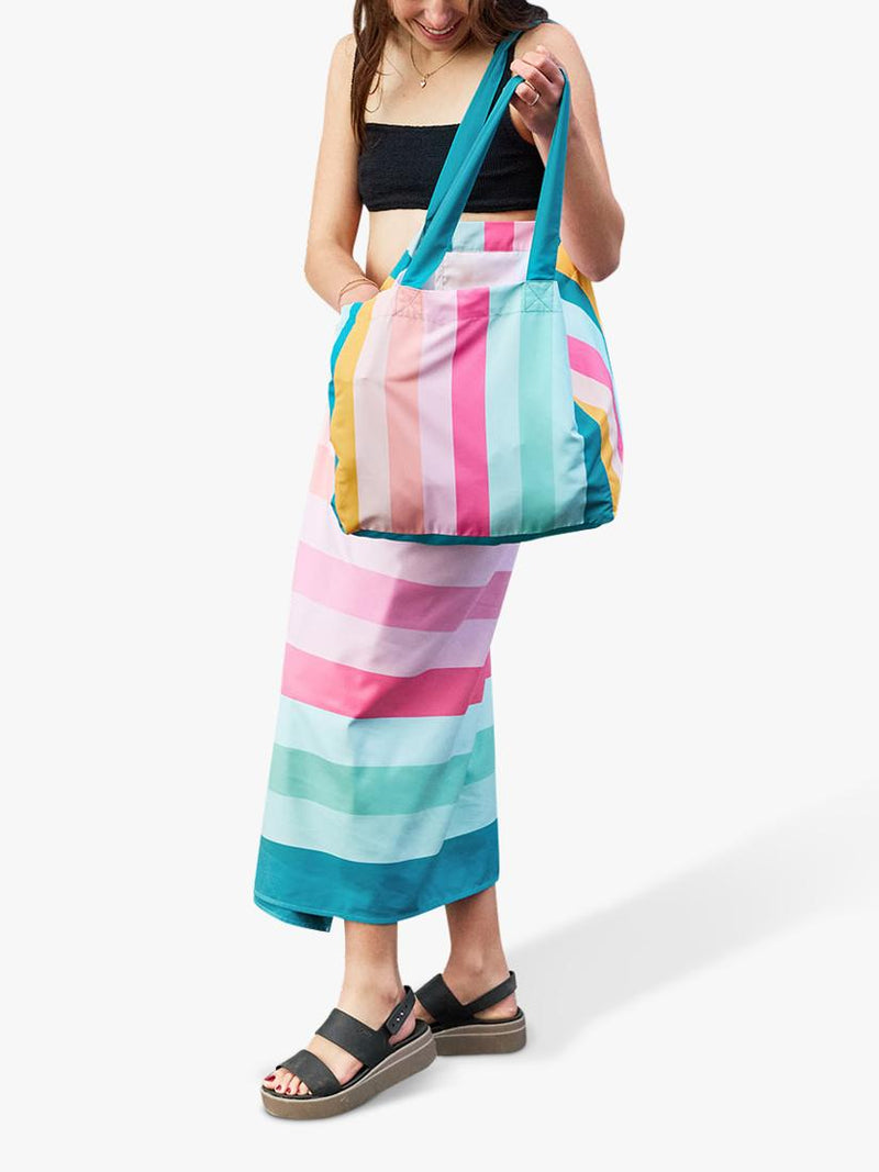 Dock & Bay Coastal Candy foldable tote bag - British product