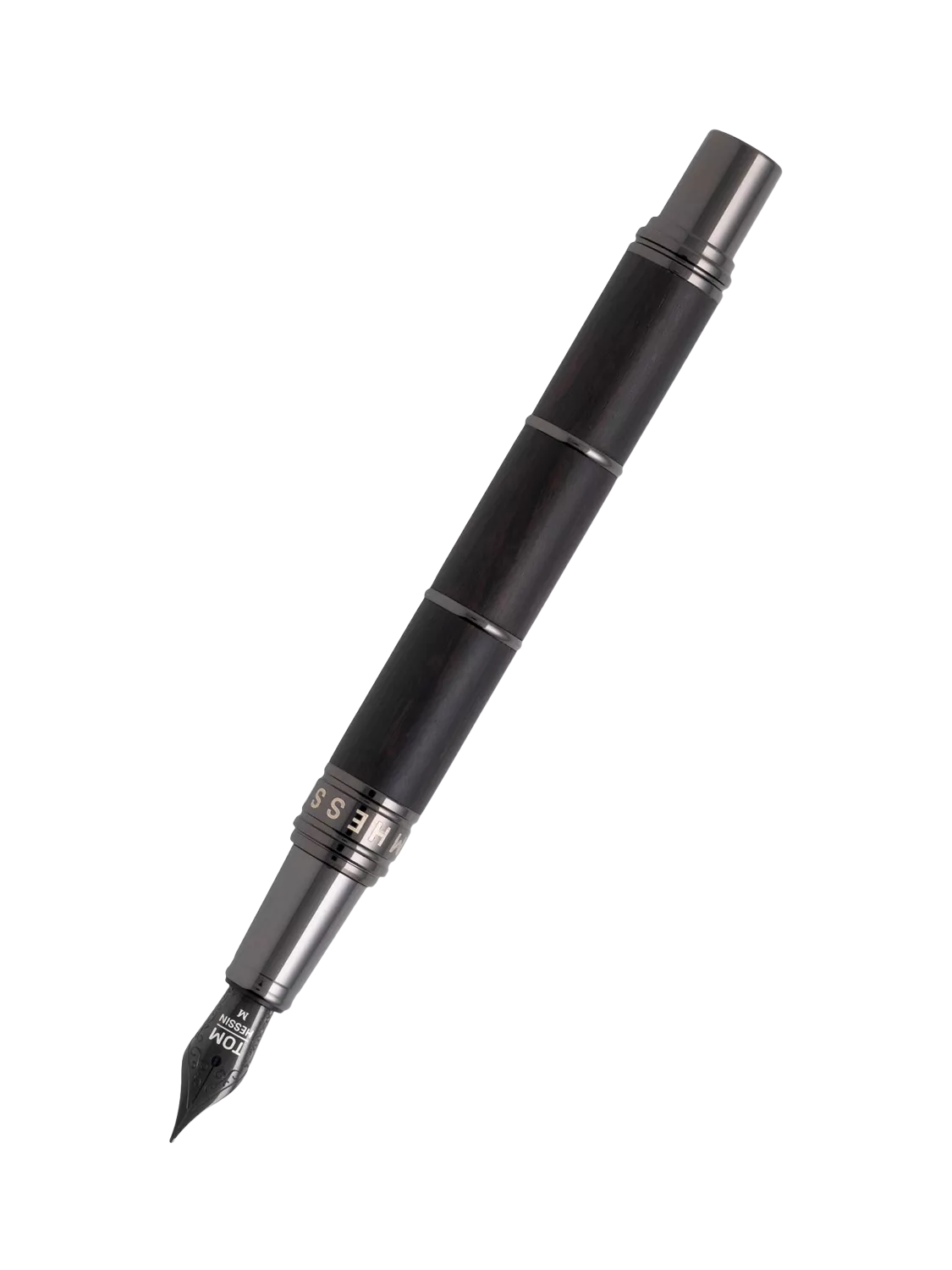 Tom Hessin Revolution fountain pen Charcoal medium nib, UK version