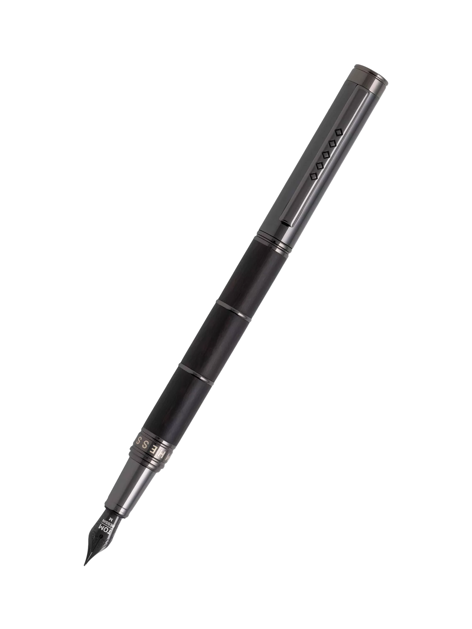 Tom Hessin Revolution fountain pen Charcoal medium nib, UK version