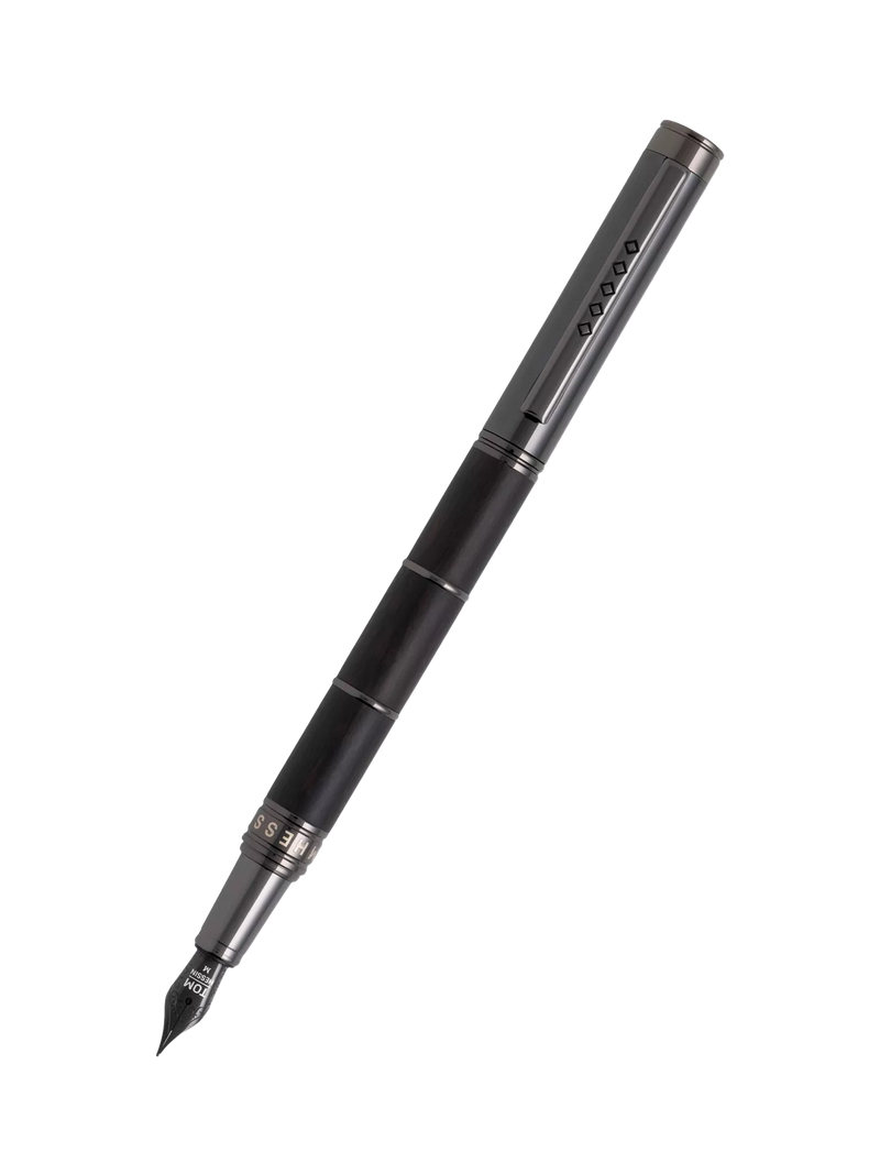 Tom Hessin Revolution fountain pen Charcoal medium nib, UK version
