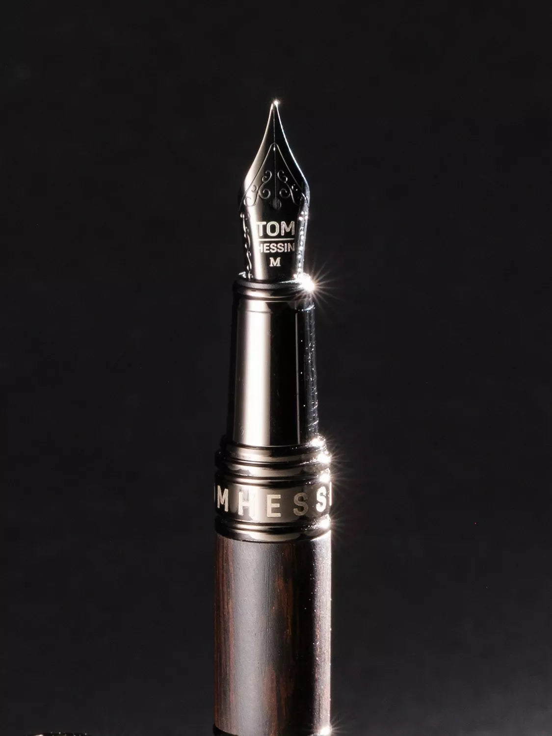 Tom Hessin Revolution fountain pen Charcoal medium nib, UK version