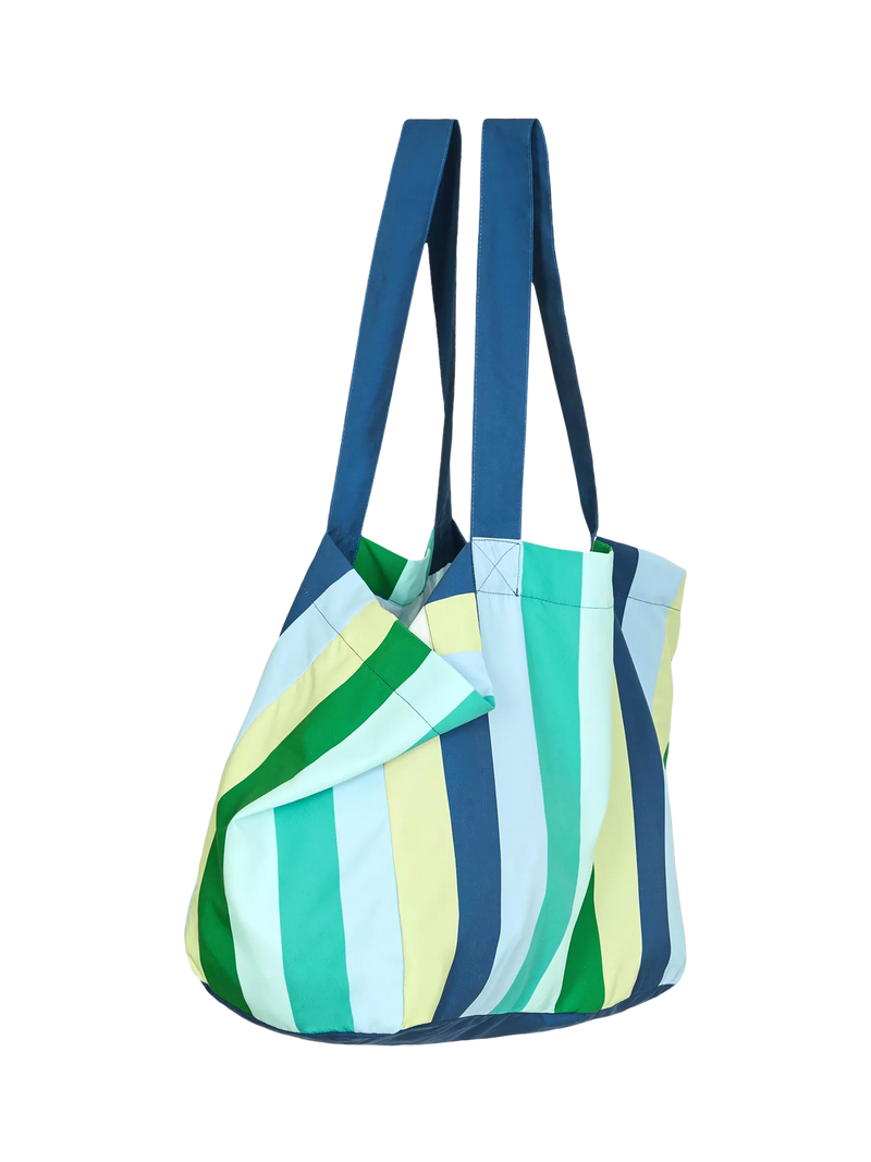 Dock & Bay foldable tote bag multi blue, imported from the UK