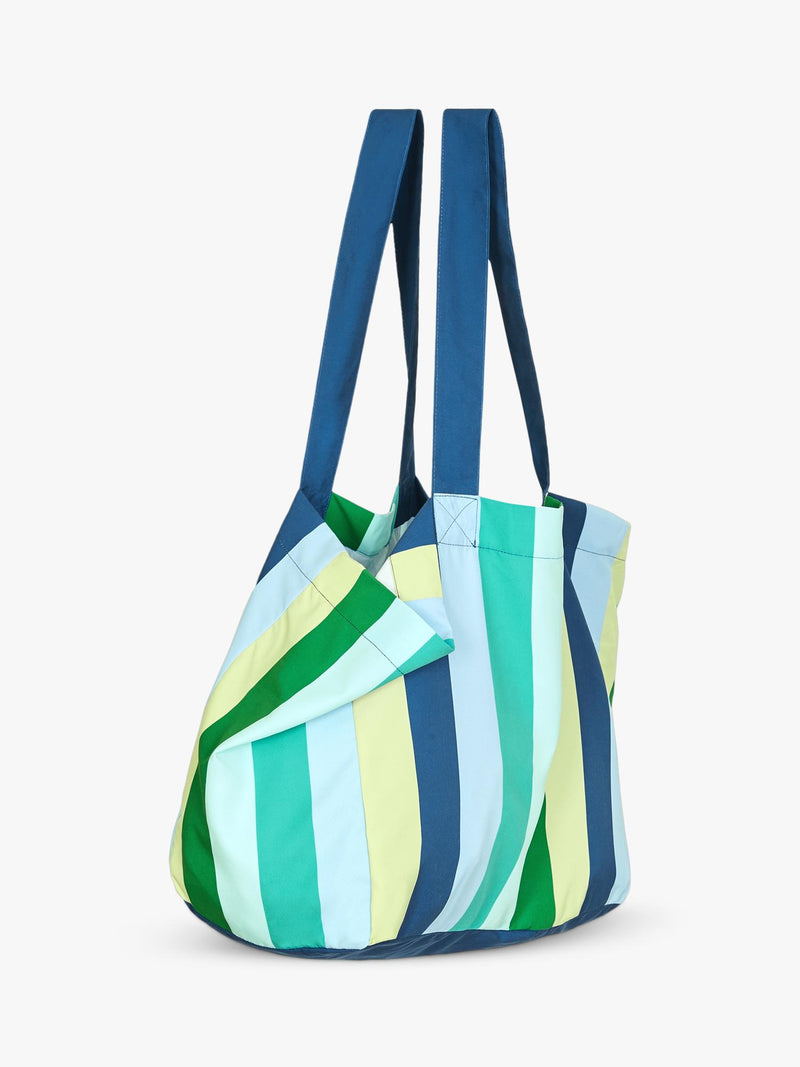 Dock & Bay foldable tote bag multi blue, imported from the UK