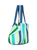 Dock & Bay foldable tote bag multi blue, imported from the UK
