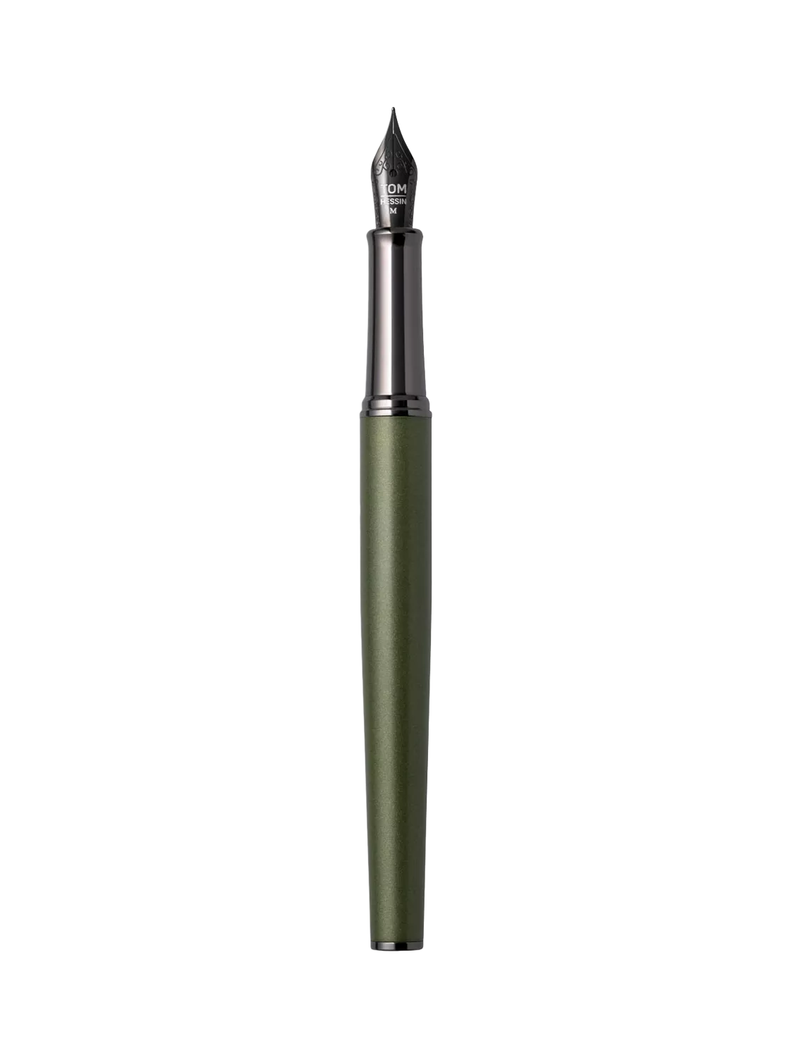 Tom Hessin Rebel fountain pen Garrison Green Medium nib - British product