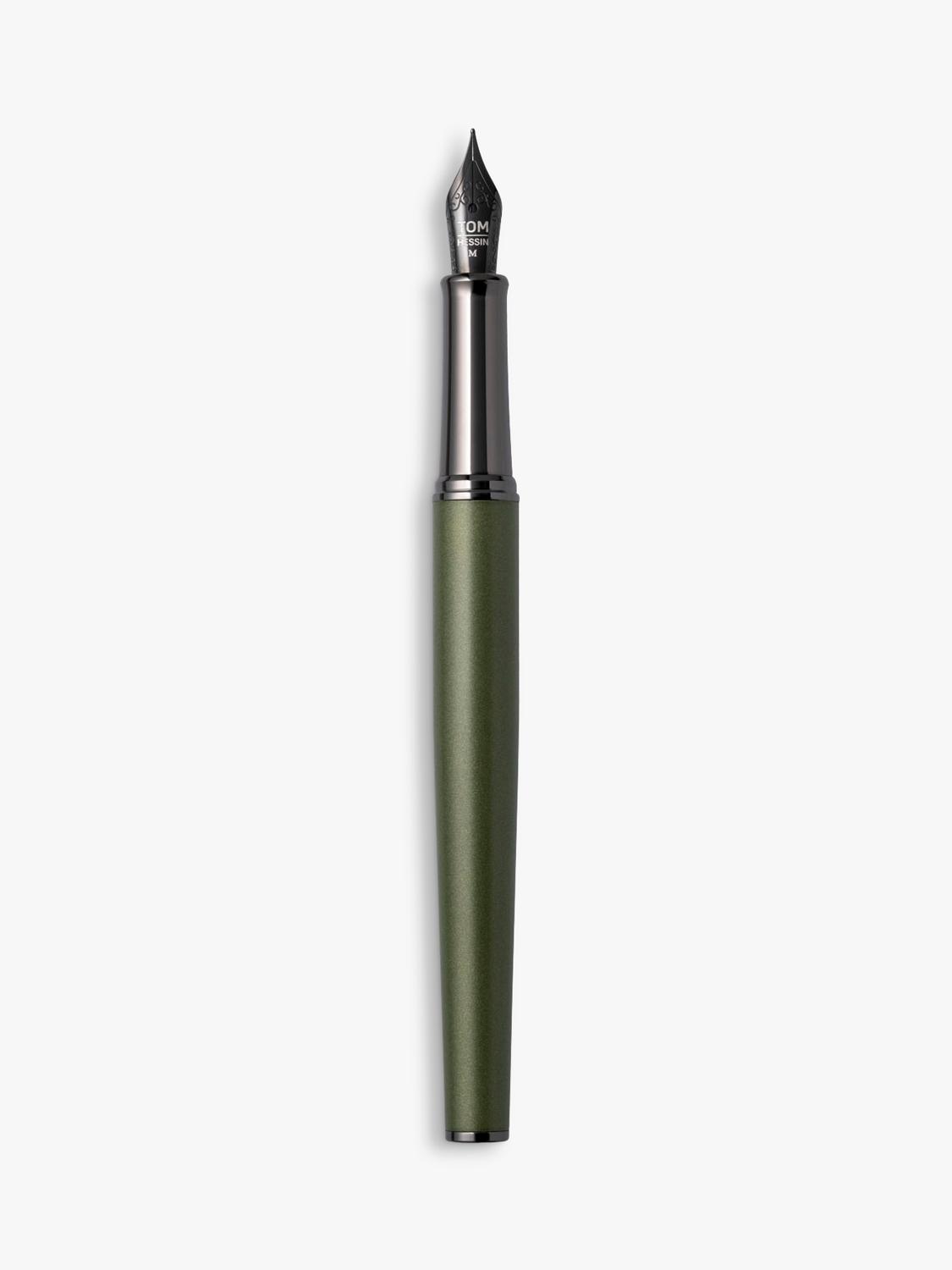 Tom Hessin Rebel fountain pen Garrison Green Medium nib - British product