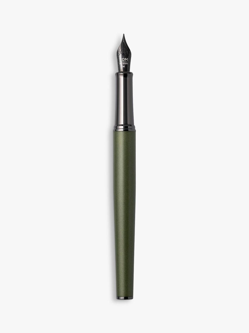 Tom Hessin Rebel fountain pen Garrison Green Medium nib - British product