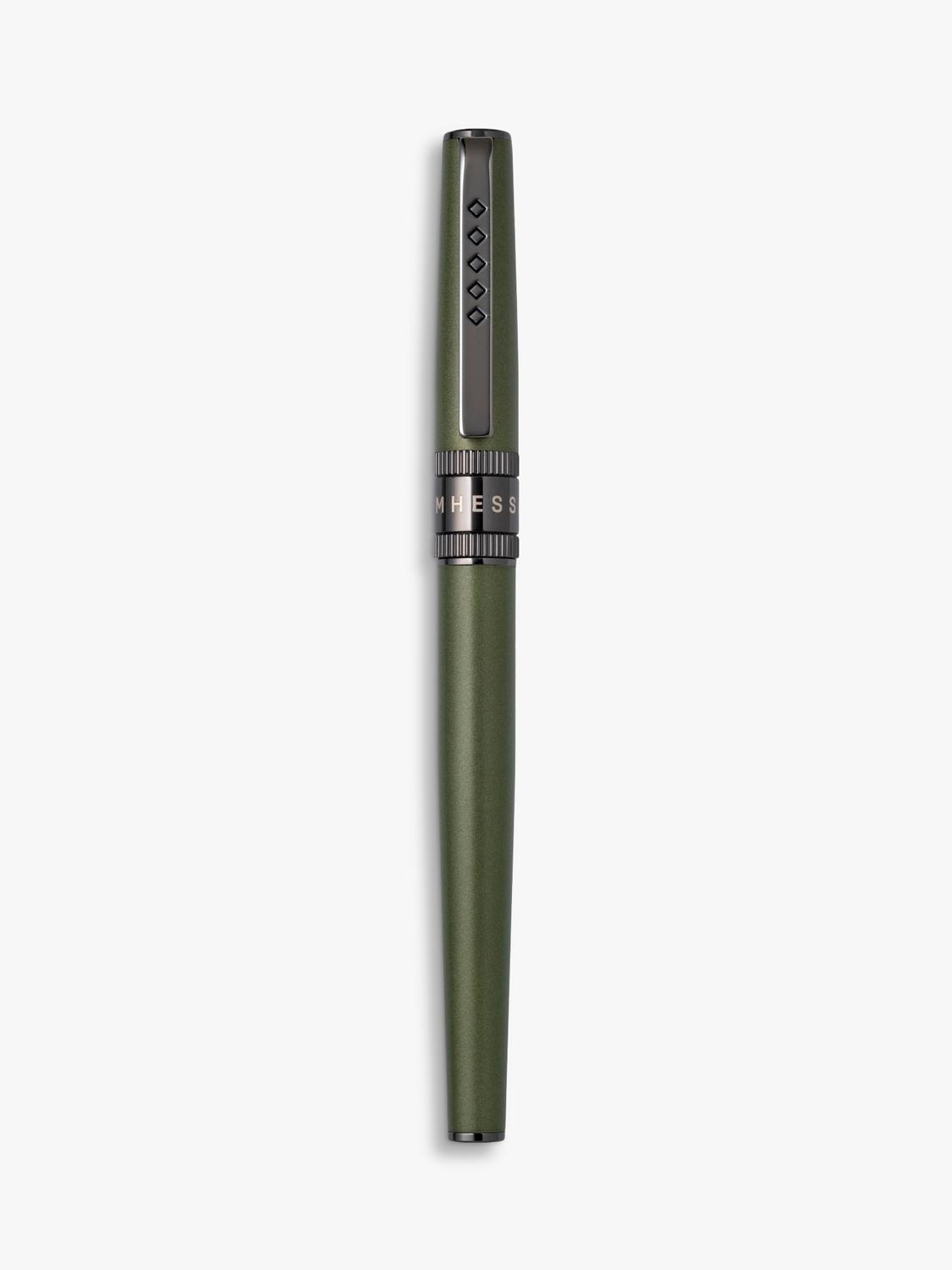 Tom Hessin Rebel fountain pen Garrison Green Medium nib - British product