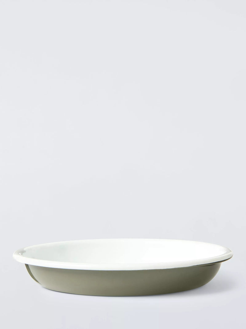 John Lewis enamel side plates 19cm multi - British product