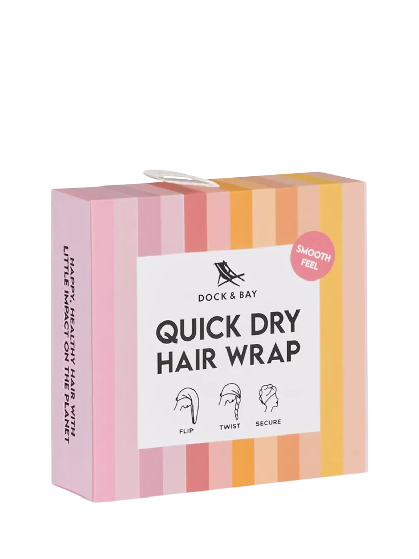 Dock & Bay Miami Sorbet hair wrap multi pink, UK version