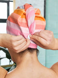 Dock & Bay Miami Sorbet hair wrap multi pink, UK version