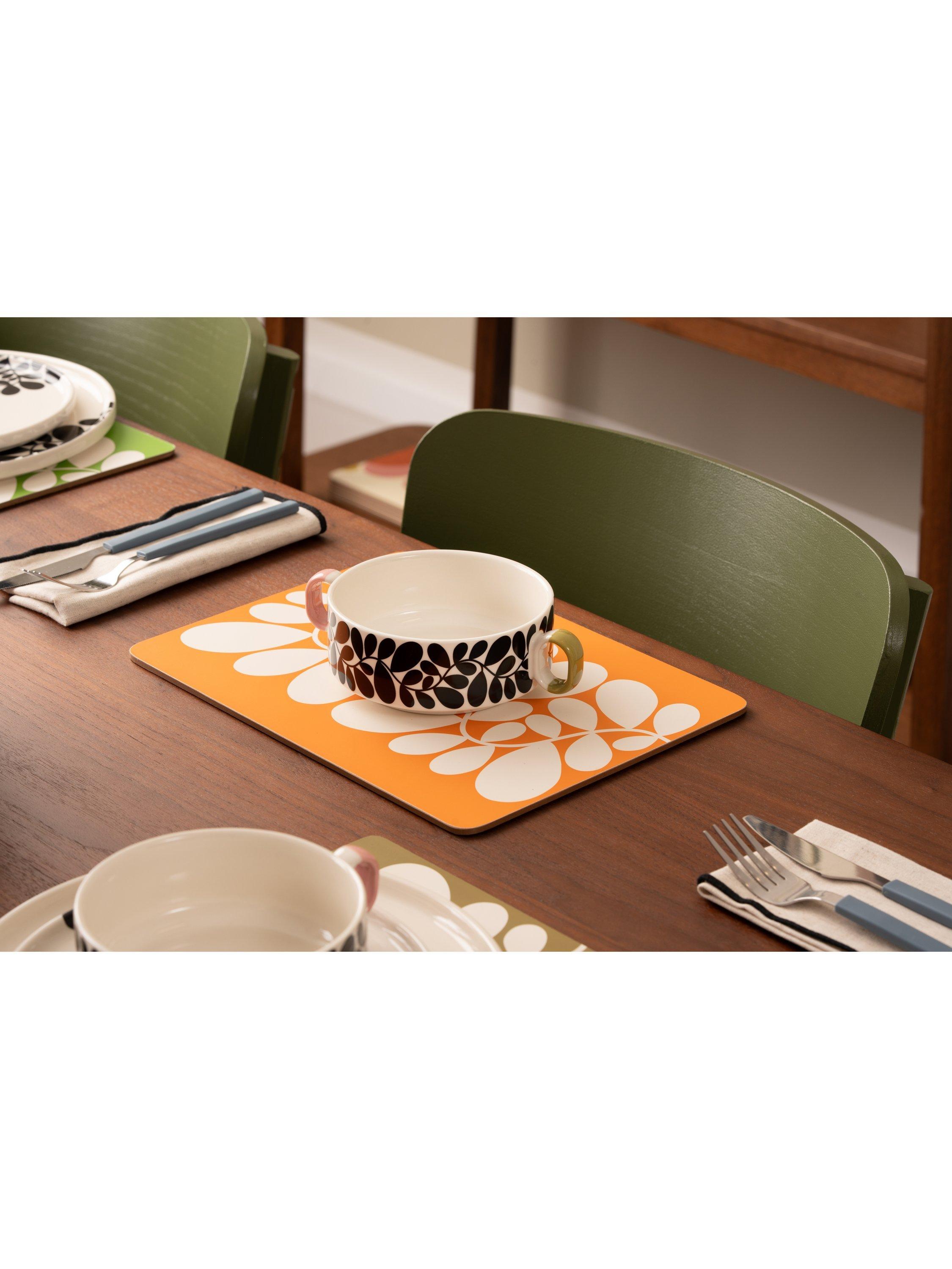 Orla Kiely stoneware cereal bowl Sycamore Stripe 13cm, UK version