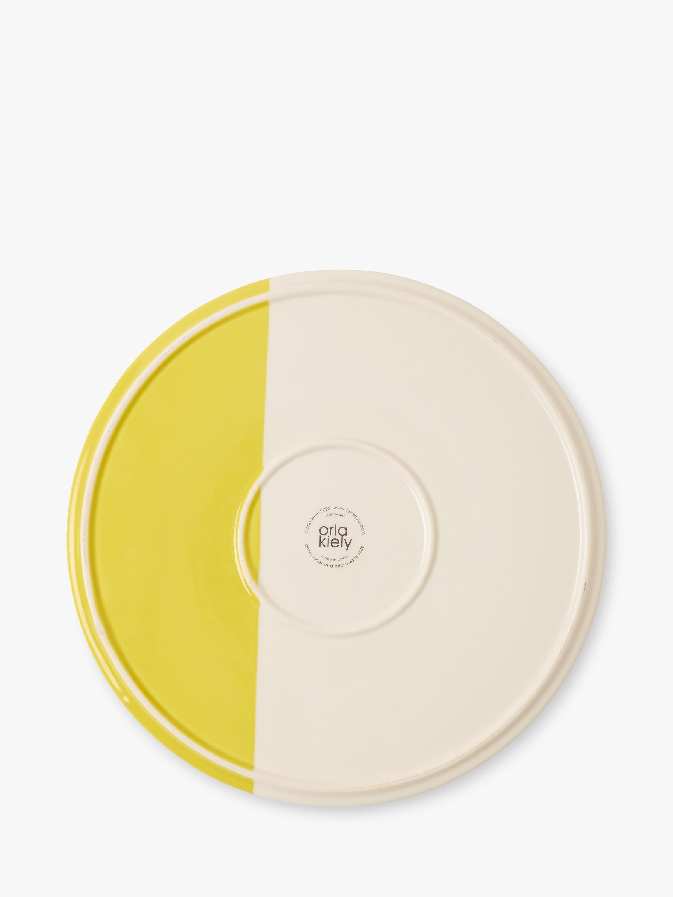Orla Kiely Sycamore Stripe round platter 31cm - British product