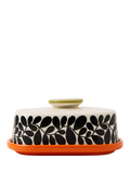 Orla Kiely Sycamore Stripe stoneware butter dish 17x10x8.5cm, UK version