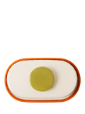 Orla Kiely Sycamore Stripe stoneware butter dish 17x10x8.5cm, UK version