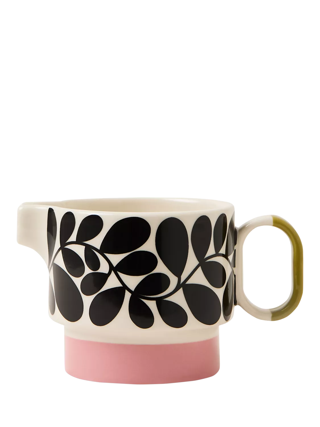 Orla Kiely Sycamore Stripe stoneware milk jug 200ml - British product