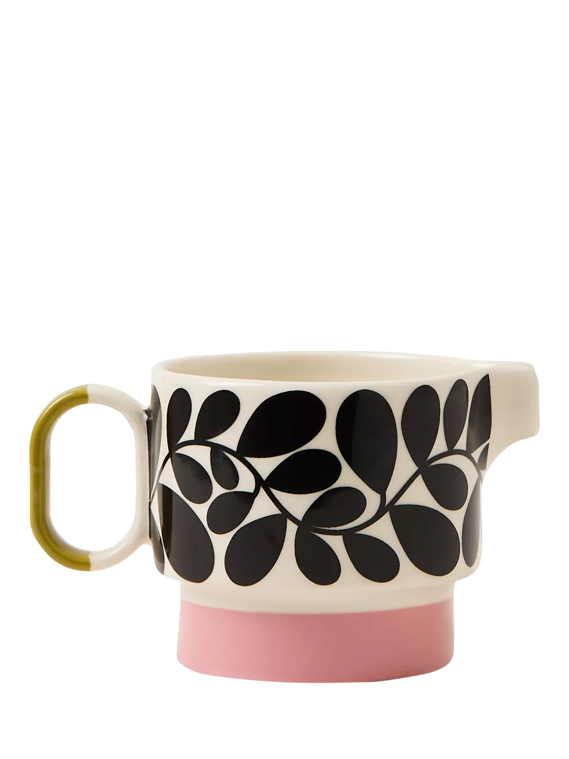 Orla Kiely Sycamore Stripe stoneware milk jug 200ml - British product