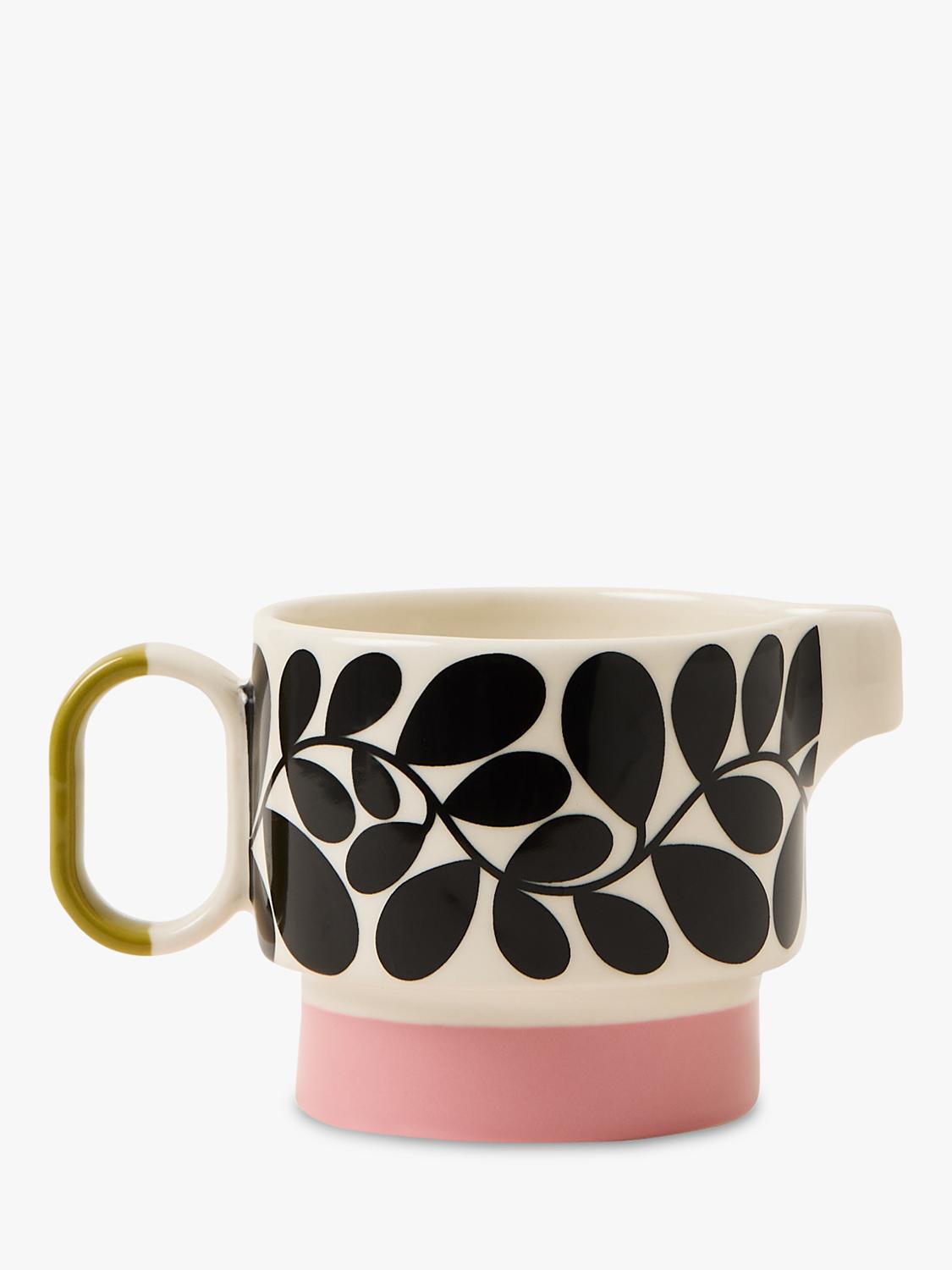 Orla Kiely Sycamore Stripe stoneware milk jug 200ml - British product