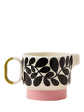 Orla Kiely Sycamore Stripe stoneware milk jug 200ml - British product