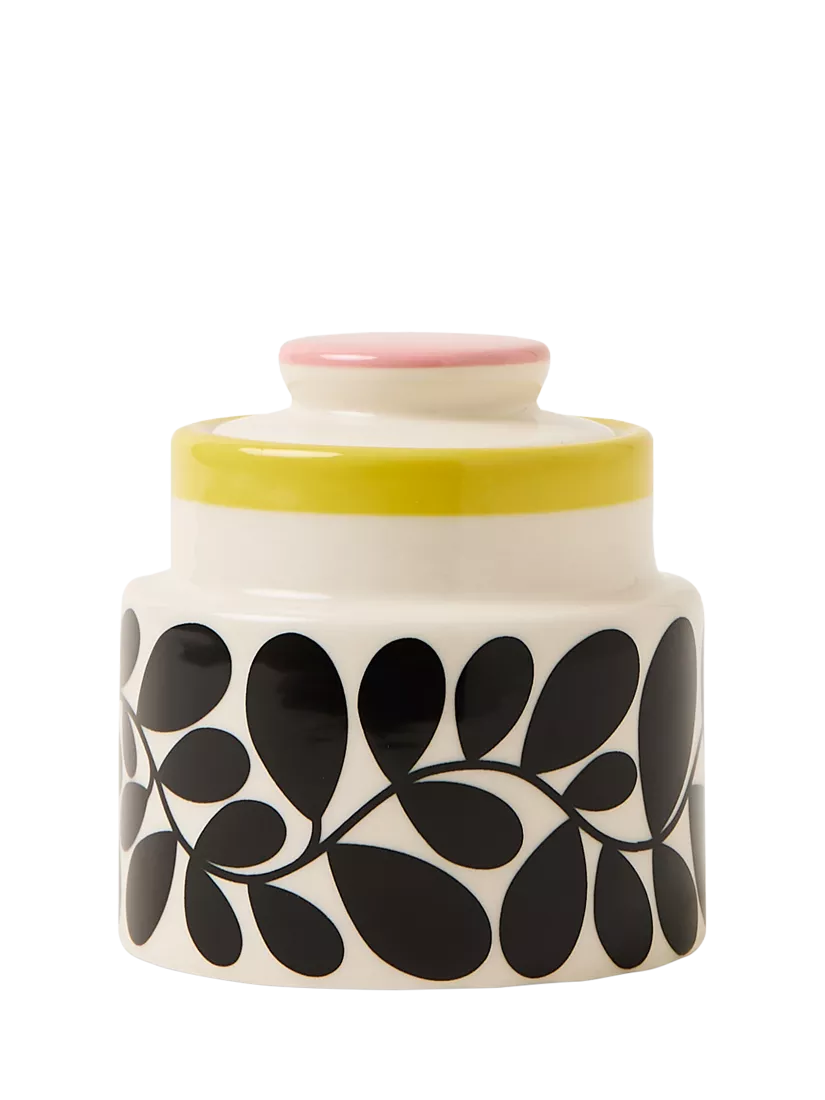 Orla Kiely stoneware sugar bowl Sycamore Stripe 200ml (British brand)