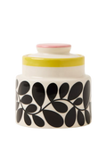 Orla Kiely stoneware sugar bowl Sycamore Stripe 200ml (British brand)