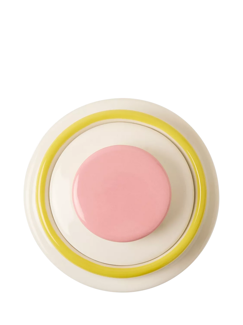 Orla Kiely stoneware sugar bowl Sycamore Stripe 200ml (British brand)