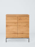 John Lewis Calia solid oak cabinet 93x80x40cm - British product
