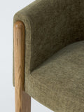 John Lewis Solace tub chair with oak legs, imported from the UK