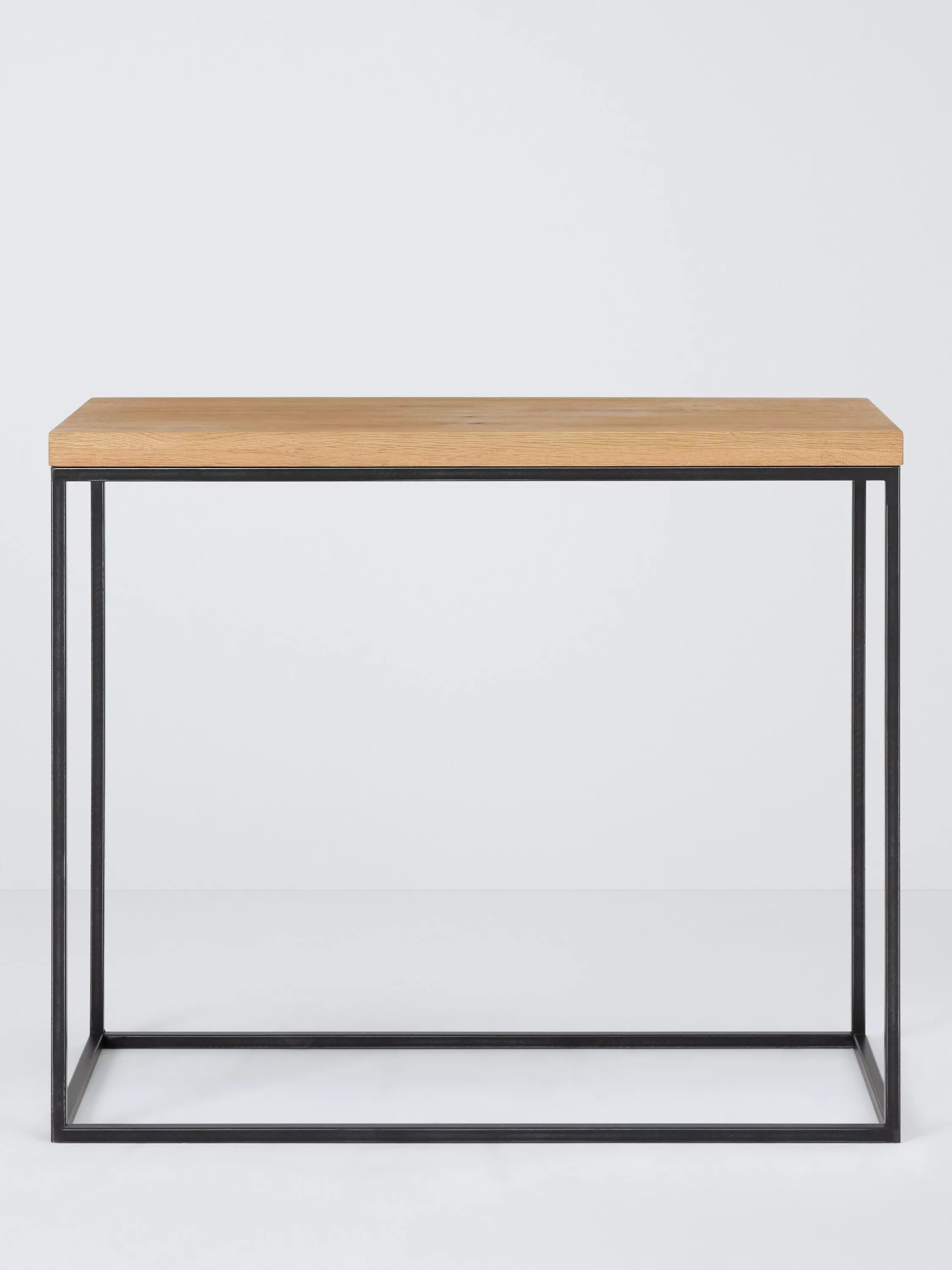 John Lewis Calia solid oak console table, imported from the UK
