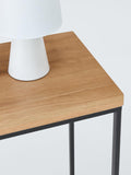 John Lewis Calia solid oak console table, imported from the UK