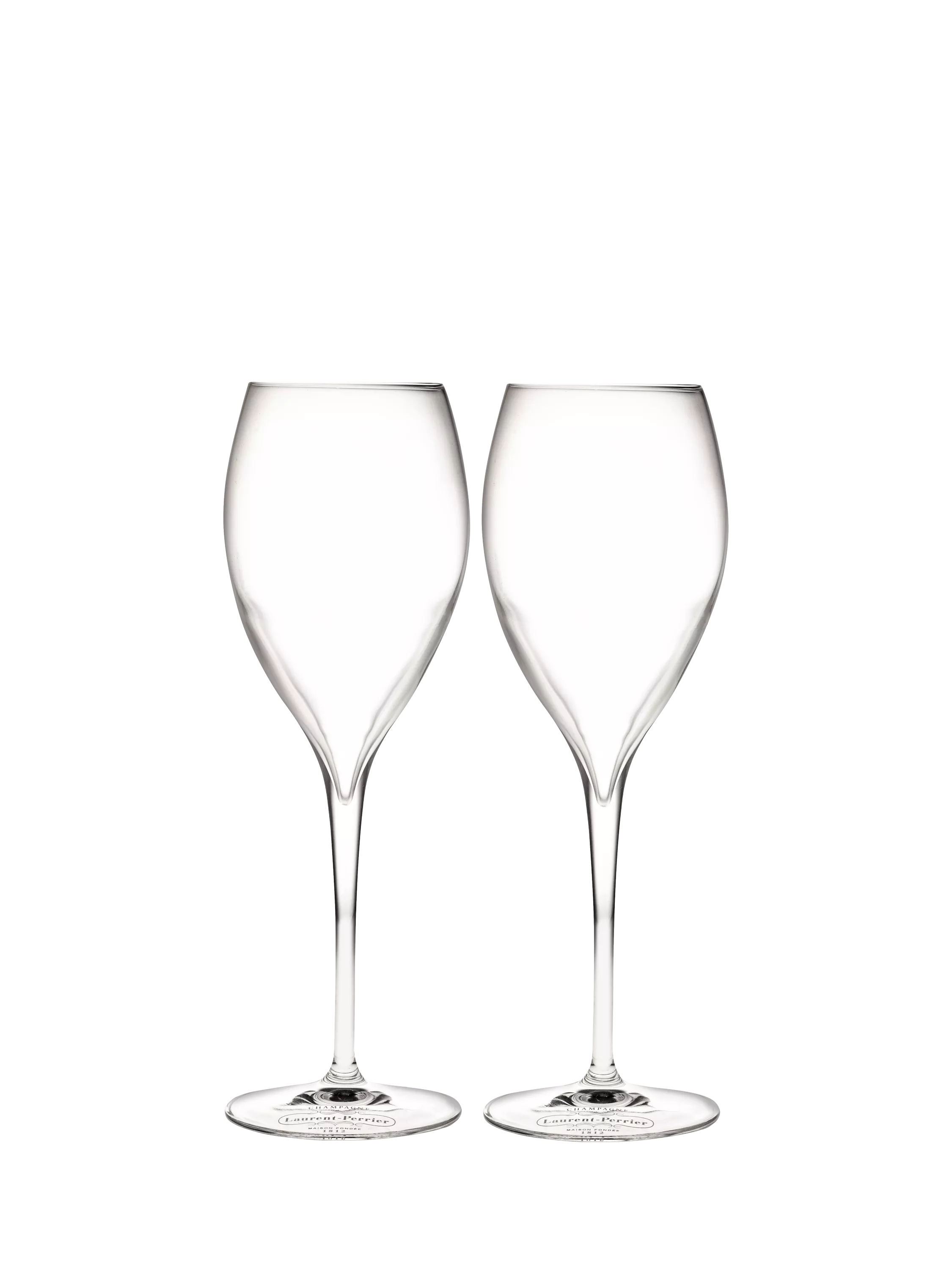 Laurent-Perrier Champagne gift set with two glasses 75cl (British brand)